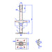 Adjustable Twistlock Leg Measurements 2