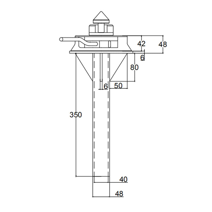 Adjustable Twistlock Leg Measurements