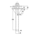 Adjustable Twistlock Leg Measurements