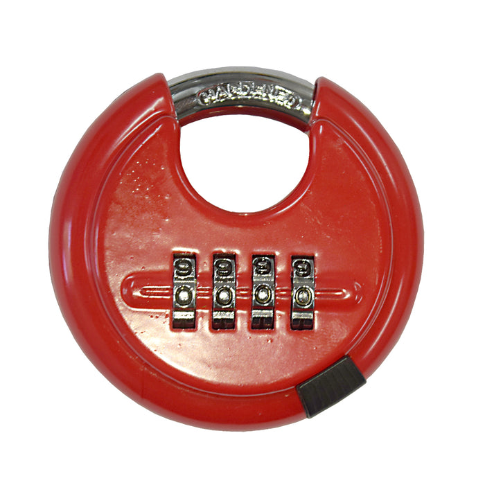 4-Dial Combination Disc Padlock