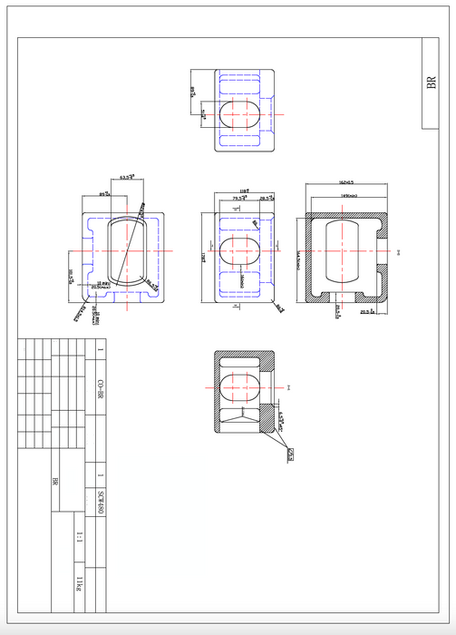 Tech Drawing BR Corner Casting