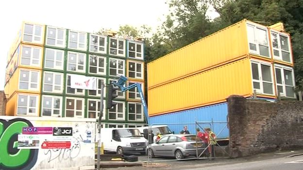 Brighton Shipping container homes "success" - Quickfit Container 